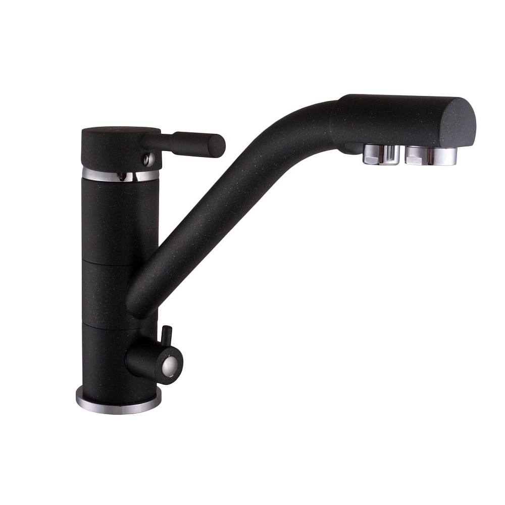 Змішувач для кухні під осмос Globus Lux LAZER GLLR-0555-1-ONIX Тернопіль - фото 1