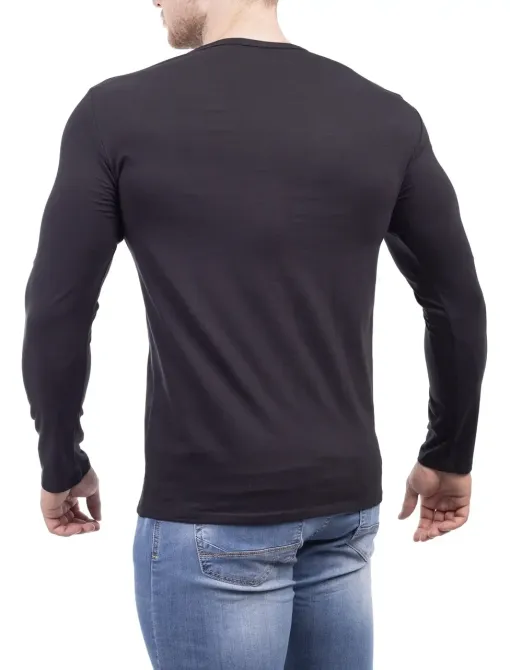 Чоловічий лонгслів із довгим рукавом і з мікроначосом Bono 950111 50 Київ - фото 3