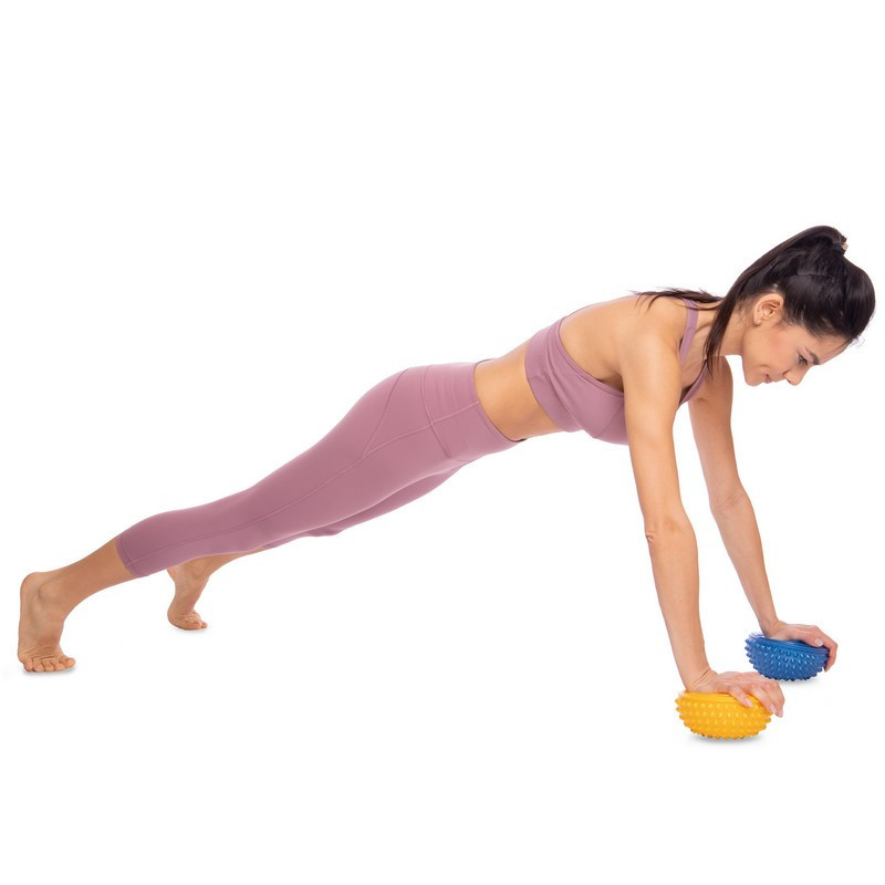 Масажна півсфера балансувальна (1 шт) Вишнёвое - изображение 2