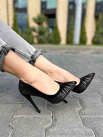 Seastar Туфлі жіночі SEASTAR чорні еко-замша 37р.-24см. 38р.-24.5см. 39р.-25см. (LE016P 1922) Коломыя