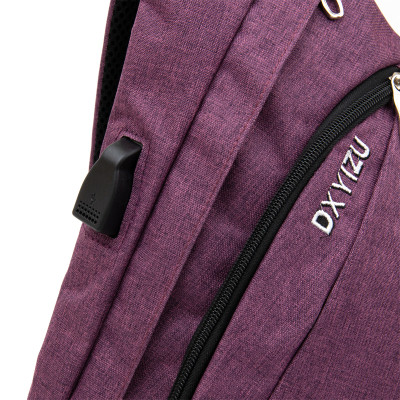 Сумка Vintage Унисекс через плечо смарт текстильная Малиновая (20552) Винница - изображение 4