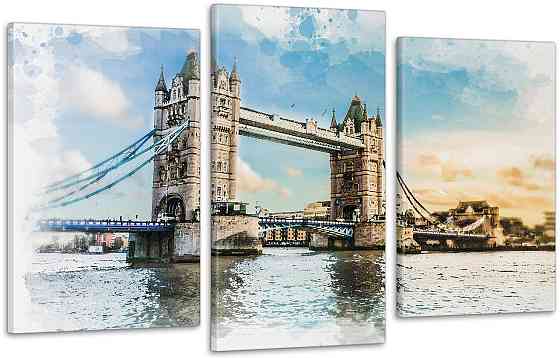 Модульна картина Лондон Міст Art-194_3 Київ