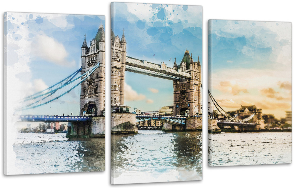 Модульна картина Лондон Міст Art-194_3 Київ - фото 1