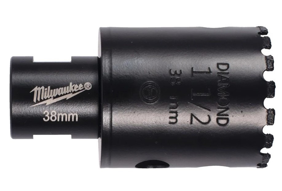 Коронка алмазна M14 Diamond Max MILWAUKEE, O38 мм (суха) Одеса - фото 1