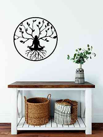 Декоративне настінне 3D Панно «ЙОГА» Декор на стіну з об'ємом Київ