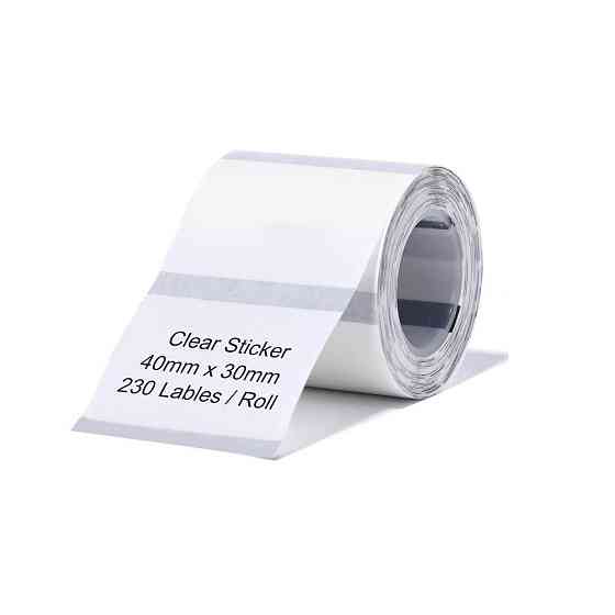 Этикетки NIIMBOT TT40*30-230 Clear For B1/B21/B3S (A2G88318801) Одесса
