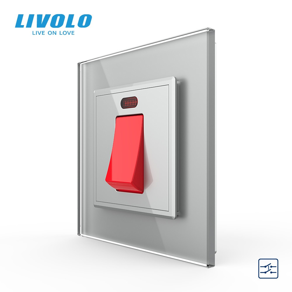LIVOLO Майстер вимикач 20 ампер Livolo сірий (VL-C7KMKV20A-2IP) Коломыя - изображение 1