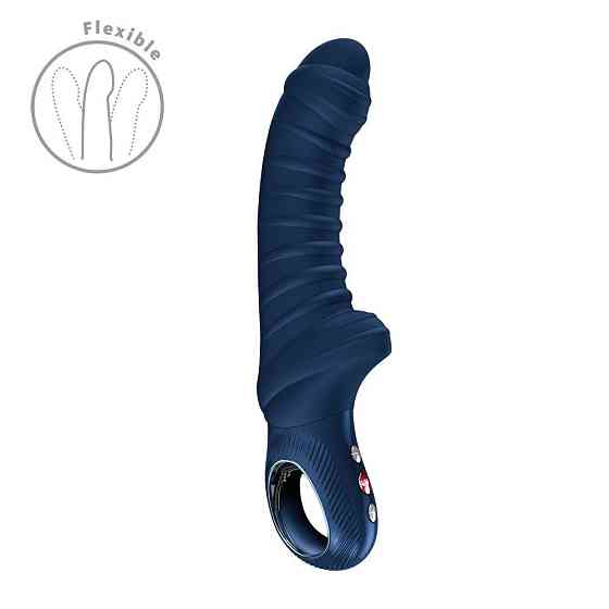 Вібратор для точки G Fun Factory TIGER Nightblue, ребристий, підходить для анальної стимуляції Sex Aura Київ