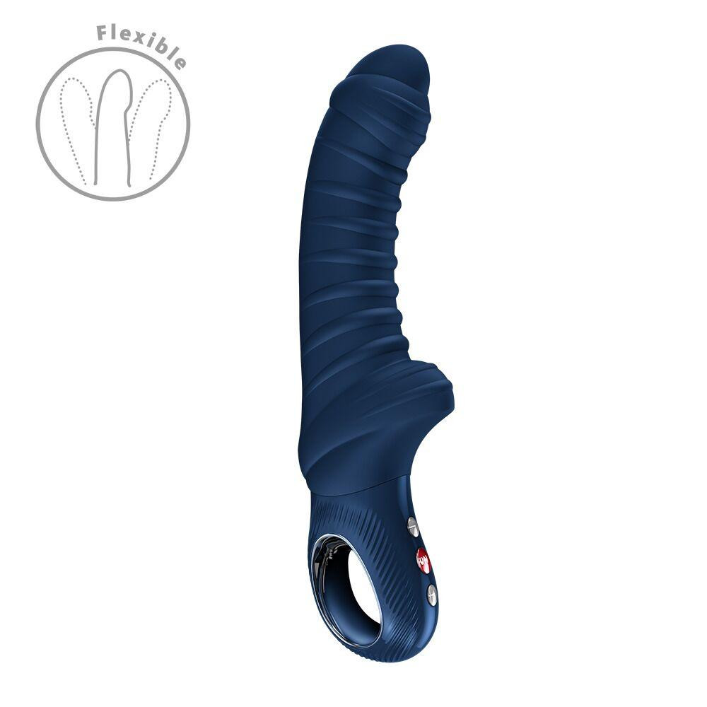 Вібратор для точки G Fun Factory TIGER Nightblue, ребристий, підходить для анальної стимуляції Sex Aura Київ - фото 1