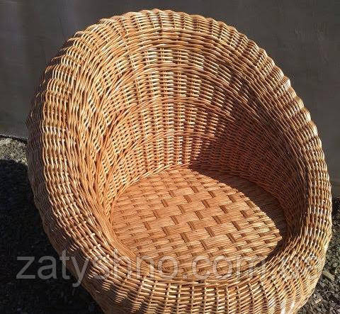 Большое плетеное кресло из лозы Киев - изображение 3