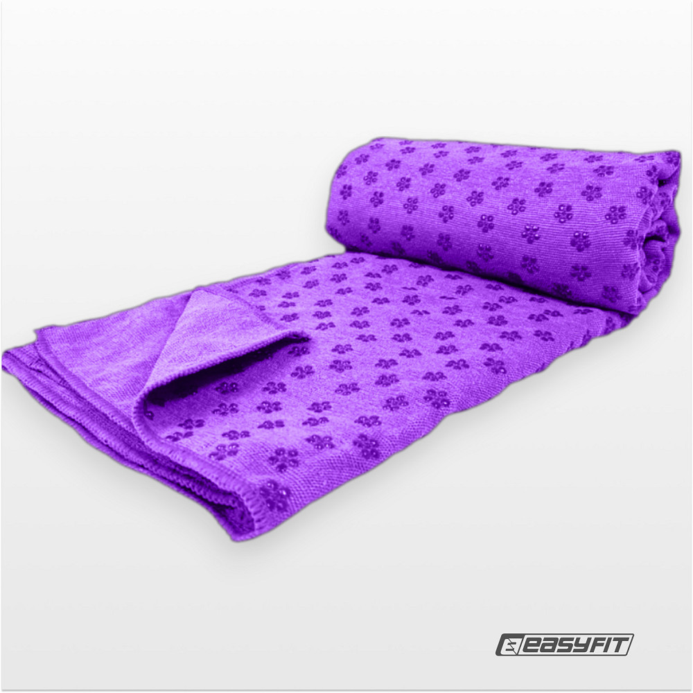 EasyFit Рушник для йоги EasyFit Yoga Mat Towel з мікрофібри (Фіолетовий) Коломыя - изображение 3