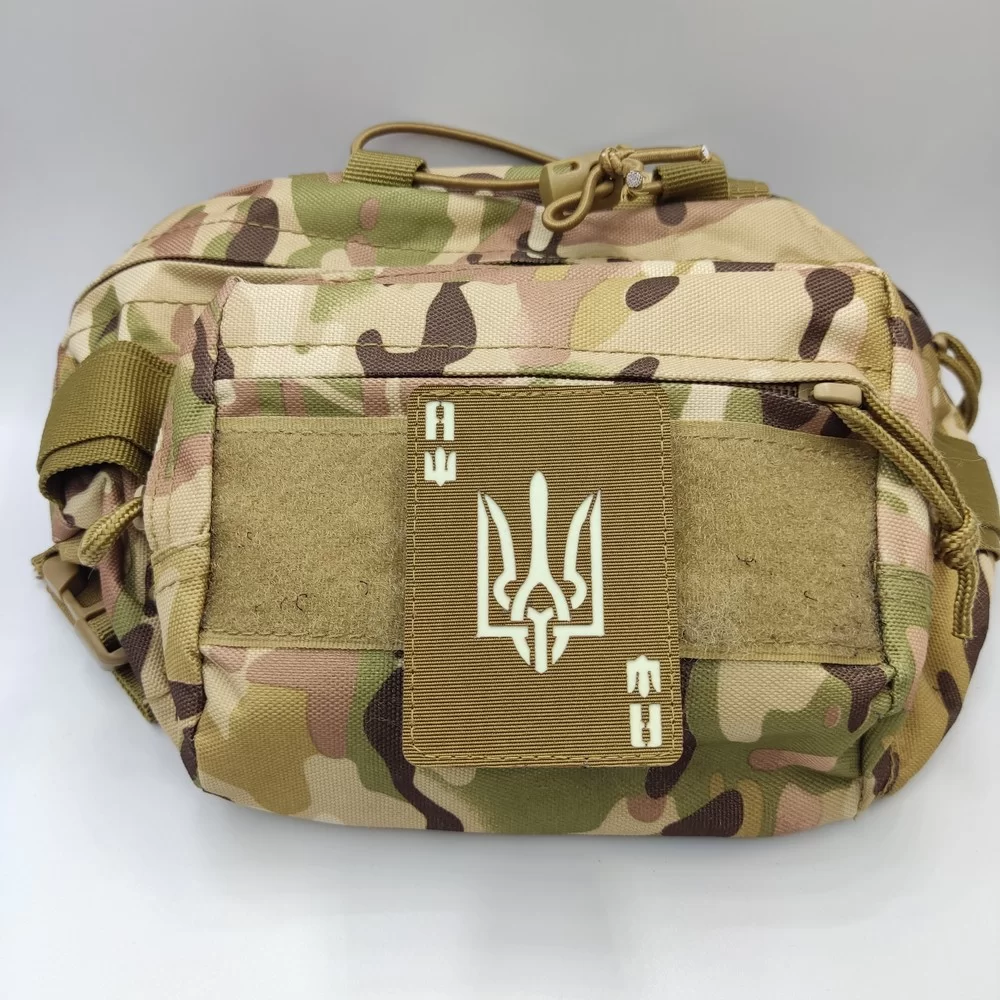 Патч / шеврон Туз з гербом Laser Cut койот Запоріжжя - фото 3