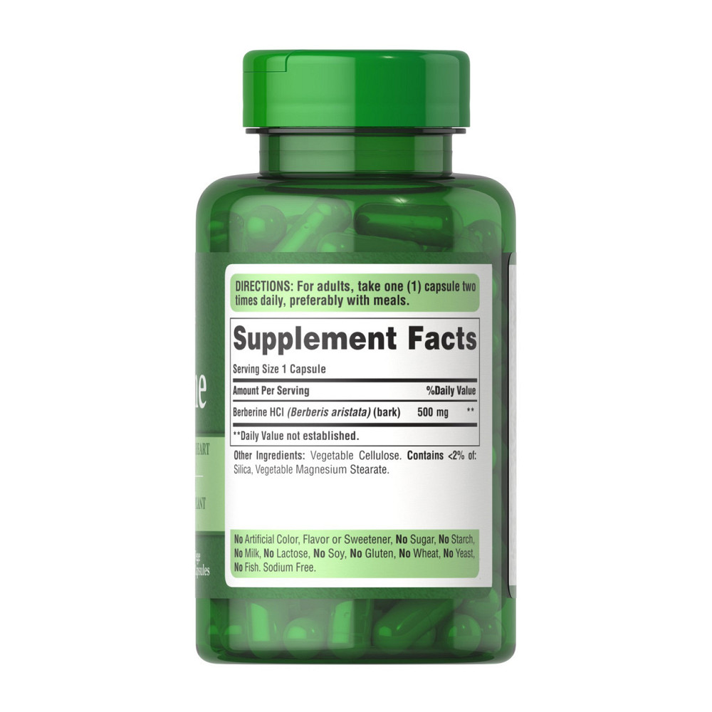 Berberine 500mg - 60 caps (Пошкоджена пломба) Київ - фото 2