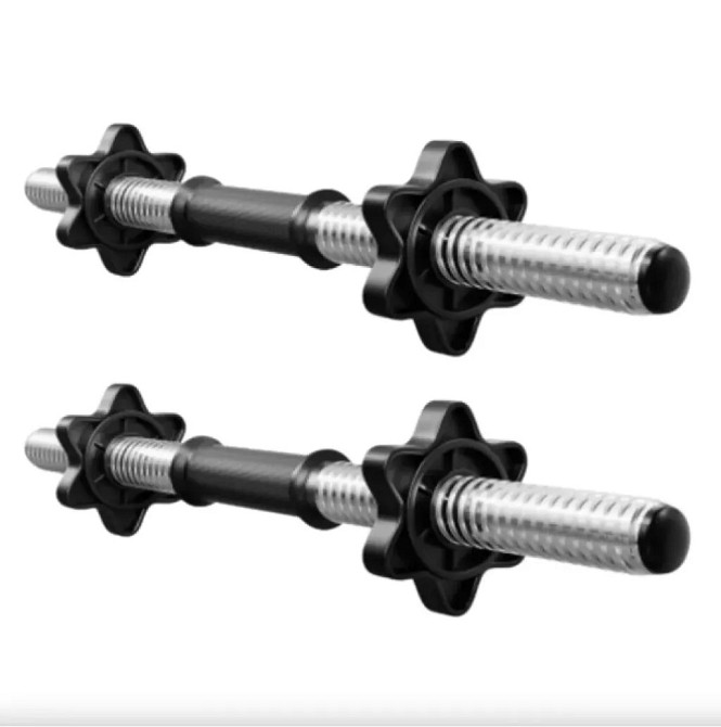 Комплект разборных гантелей сл сменными дисками Besport, 2 шт по 13.5 кг для домашних тренировок Киев - изображение 4