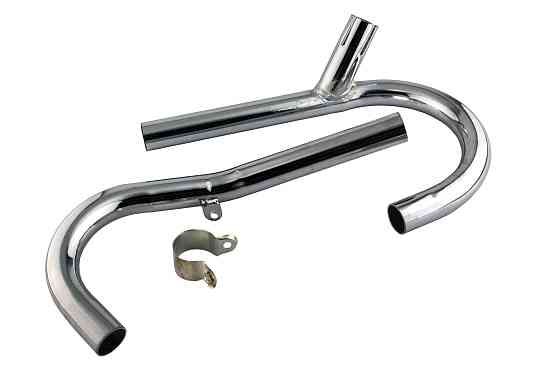 Коліно глушника УРАЛ (пара) (під одну трубу) (нового зразка) JING Київ