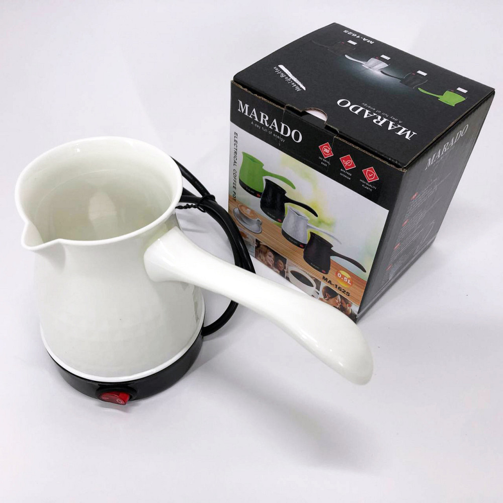 Електротурка з автовідключенням при закипанні Marado MA-1625, Сучасна електрична турка для кави NG-35 Львів - фото 1