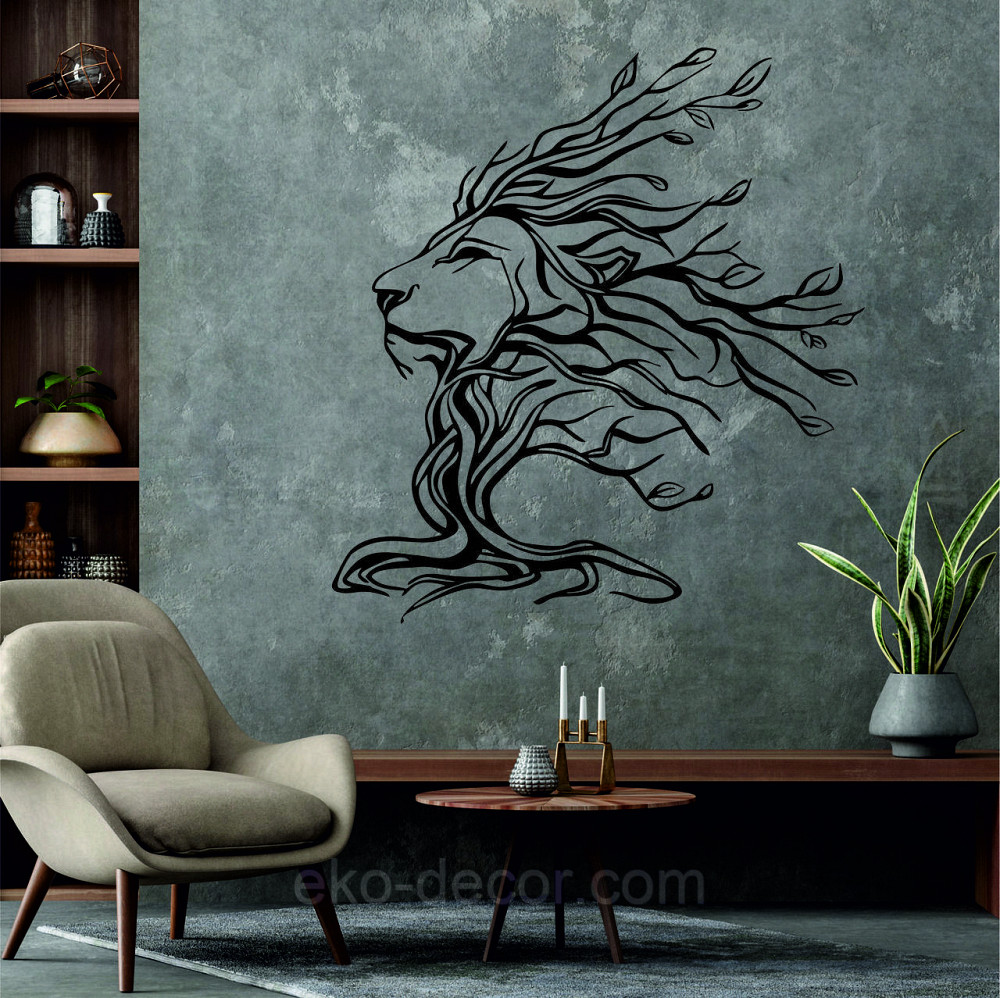 Декоративное настенное 3D Панно «Лев» Декор на стену с объемом Киев - изображение 7