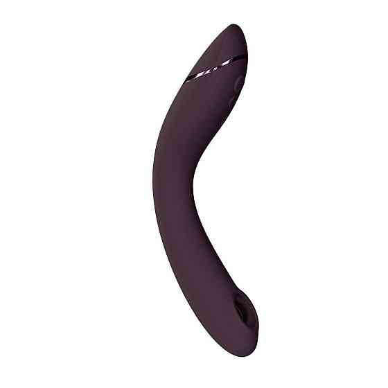 Вакуумный стимулятор для точки G и клитора с вибрацией Womanizer OG Aubergine, 12 уровней, 3 режима Sex Aura Киев