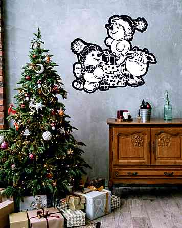 Декоративне настінне Панно «Сніговик», Декор на стену Київ