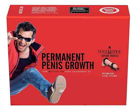 Экстендер для увеличения члена Male Edge Pro, ремешковый, масса всего 65 г, прочный пластик Sex Aura Киев