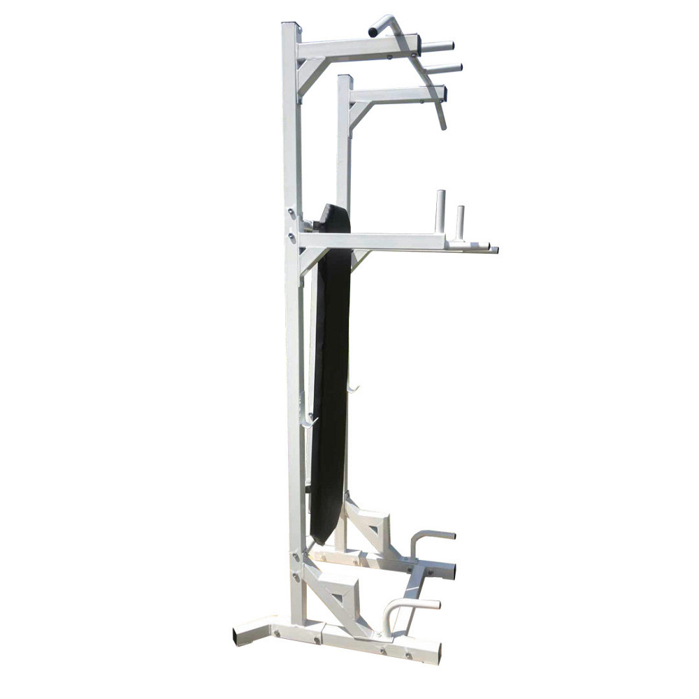 Скамья для жима + турник + пресс + брусья 5 в 1 50х50 мм KZ-802 Черный разборная Киев - изображение 10