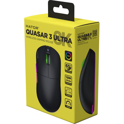 Мишка Hator Quasar 3 Ultra 8K Wireless Black (HTM770) Вінниця - фото 8