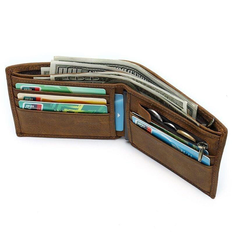 Гаманець горизонтальний Vintage 20042 Коричневий Київ - фото 9