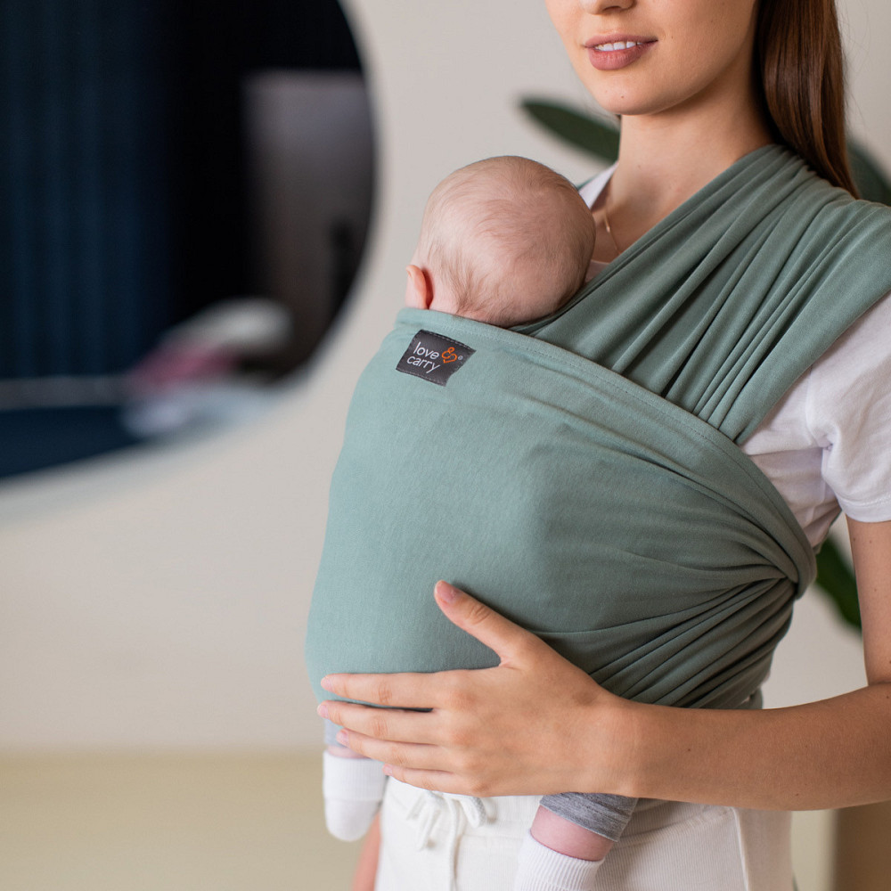 Трикотажний слінг-шарф Love & Carry - Базилік Київ - фото 3