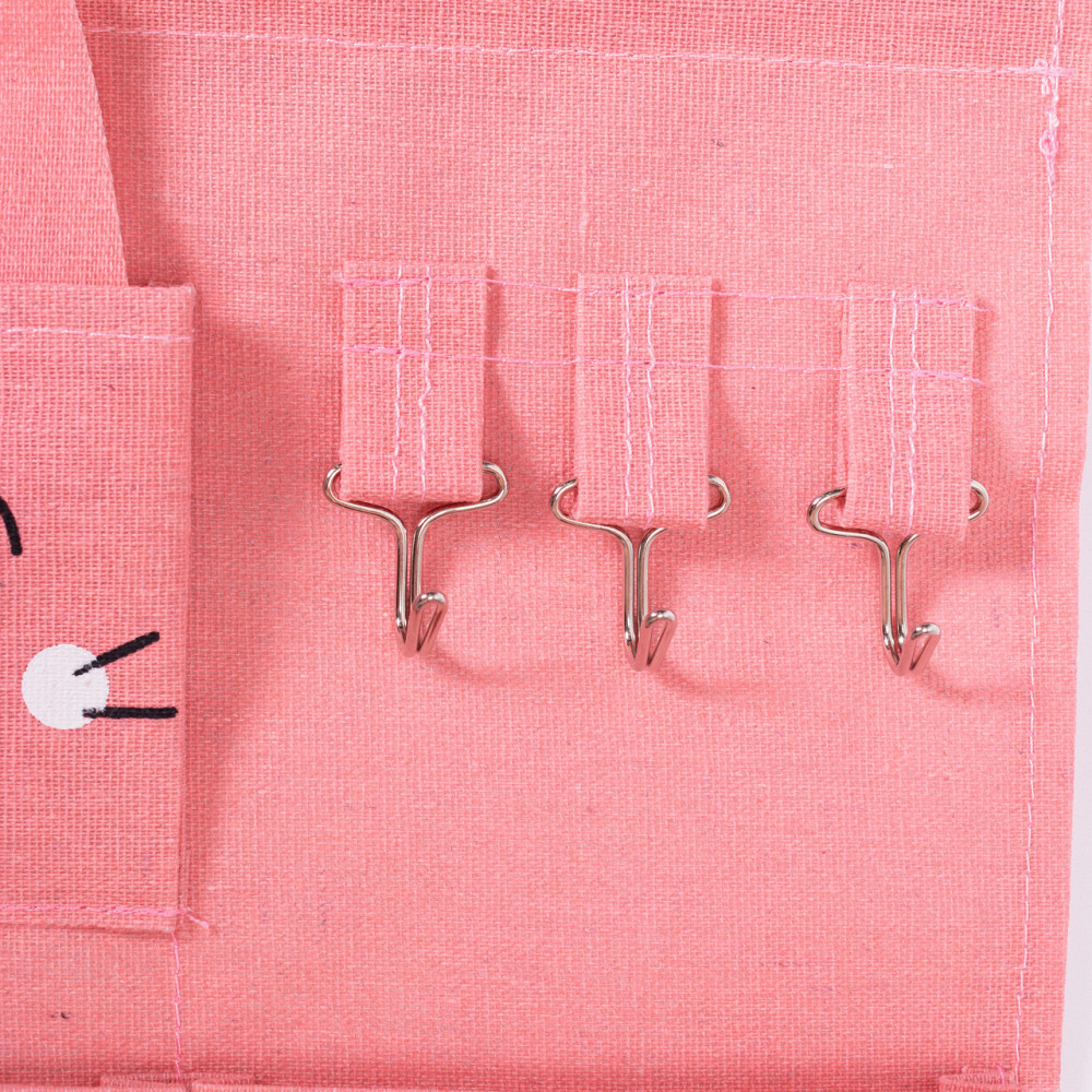 Yiwu Підвісний органайзер на 3 відділення 28×33 (см) Рожевий HP-41-12P Київ - фото 4