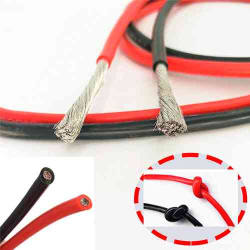 Провод медный 12AWG 600В 4.5мм 100м, в силиконовой изоляции, красный Винница