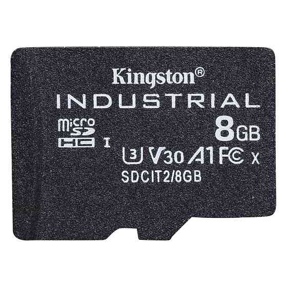 MicroSDHC (UHS-1 U3) Kingston Industrial 8Gb class 10 V30 А1 Одеса