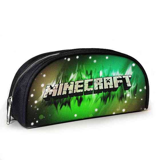 Пенал шкільний Minecraft Кріпер 23х10х8 см з принтом для хлопчика (02836) Київ