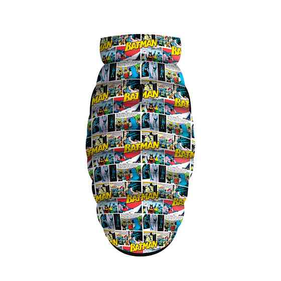 Курточка для собак WAUDOG Clothes з малюнком "Бетмен комікс", L55, В 77-80 см, С 50-55 см Вінниця