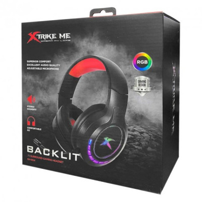 Наушники Xtrike ME GH-904 USB RGB Black (GH-904) Винница - изображение 6