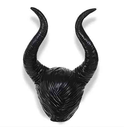 Рога Малефисенты RESTEQ — головной убор для косплея и Хэллоуина в стиле культового персонажа из фильма 