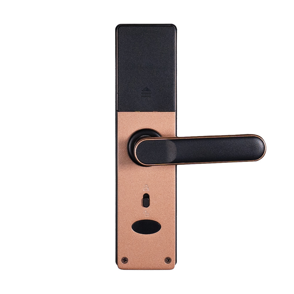 Замок біометричний автономний Trinix TRL-5402BTF Bronze з Bluetooth, зчитувачем відбитків пальців і карт Mifare (65-00072) Киев - изображение 2