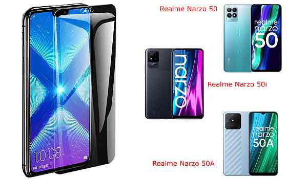 Защитное стекло NeoGlass для Realme Narzo 50, Narzo 50i, Narzo 50A – ультрапрозрачное и устойчивое Киев