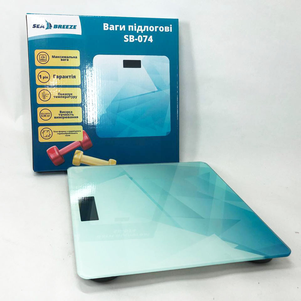Весы напольные электроника SeaBreeze SB-074 180 кг, Напольные весы для UO-433 измерения веса Киев - изображение 6
