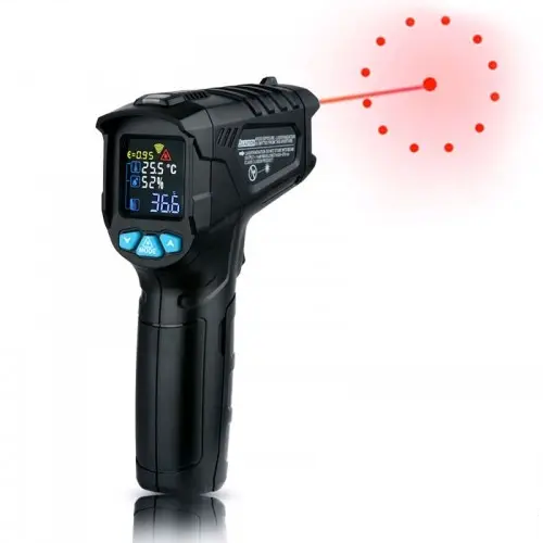 Пирометр Mestek IR02C (от -50 до +800°С) Черный Винница