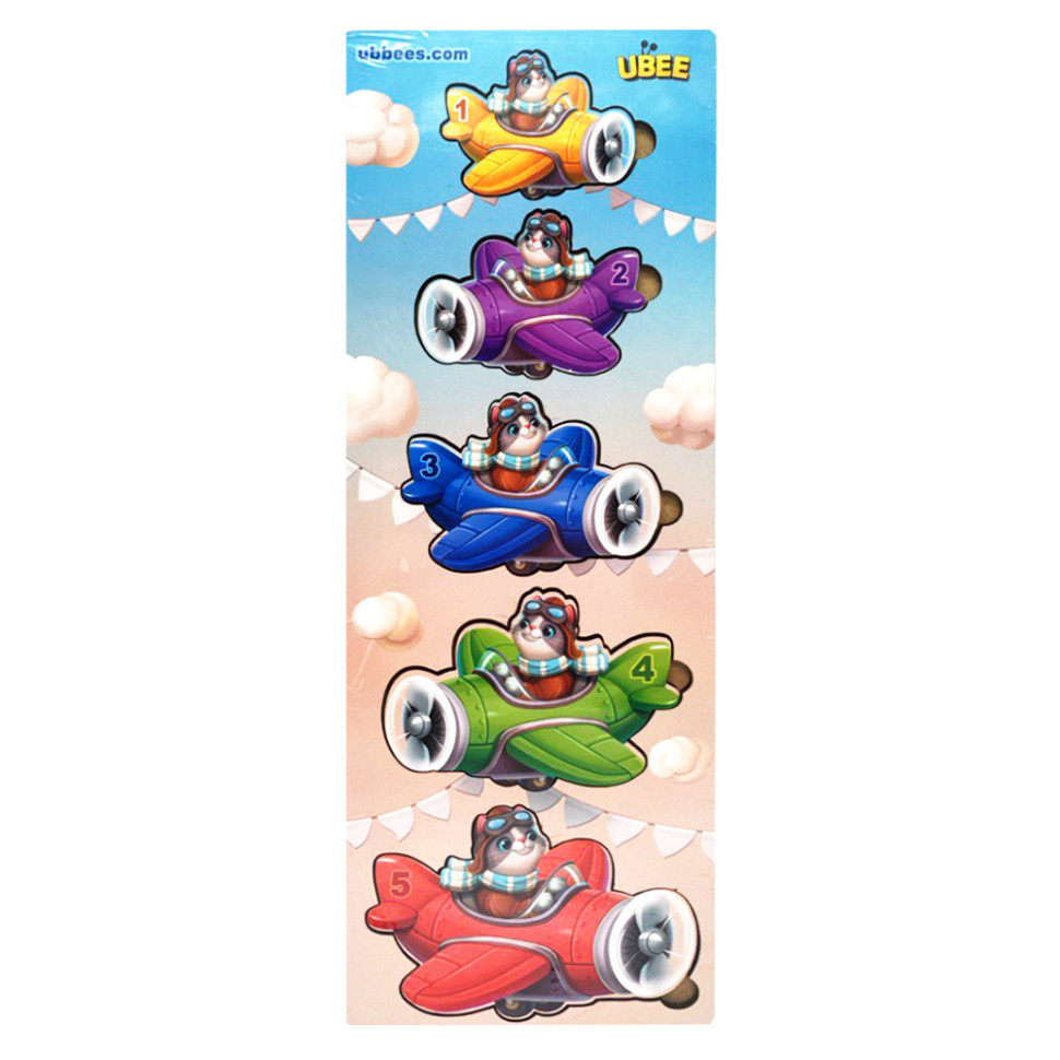 Дерев'яний дитячий сортер "Літаки більше - менше" (ПСД299) PSD299 Вінниця - фото 1