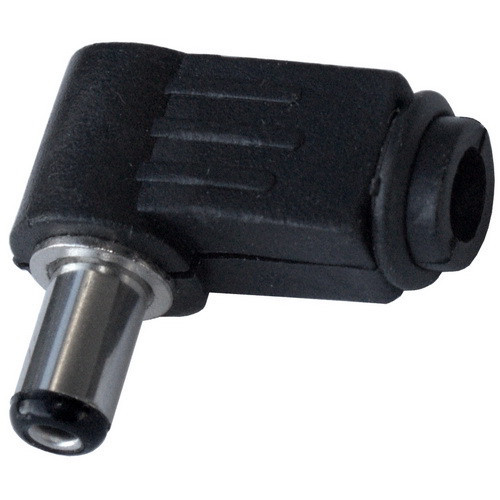 Штекер живлення DC , 5,5\2,1 мм, довжина-9,5 мм, кутовий, корпус пластик Полтава - фото 1