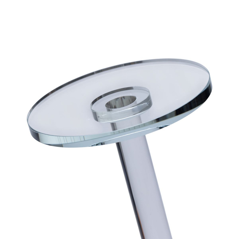 Тортівниця скляна на ніжці 12×18 см кругла стійка для торта, капкейків HP-4-68M Коломыя - изображение 2