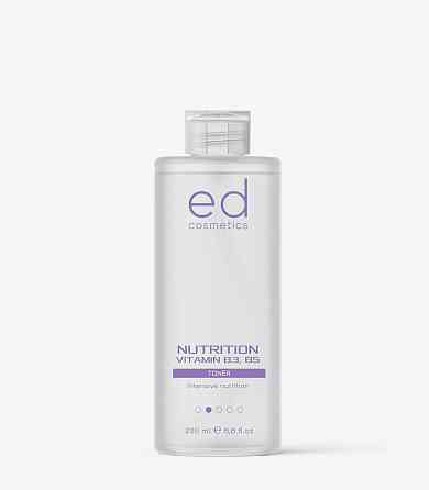 Тонік для обличчя з вітамінами B3, B5 NUTRITION TONER ED Cosmetics 200 мл Вінниця