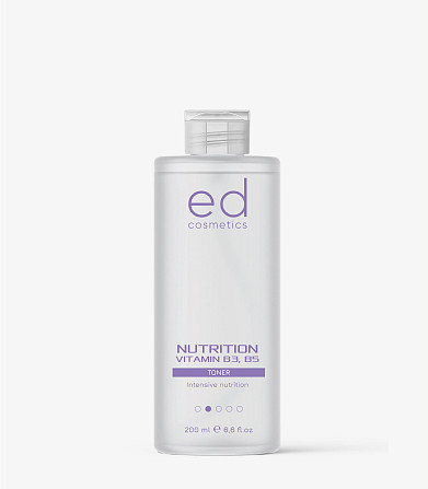 Тонік для обличчя з вітамінами B3, B5 NUTRITION TONER ED Cosmetics 200 мл Вінниця - фото 1