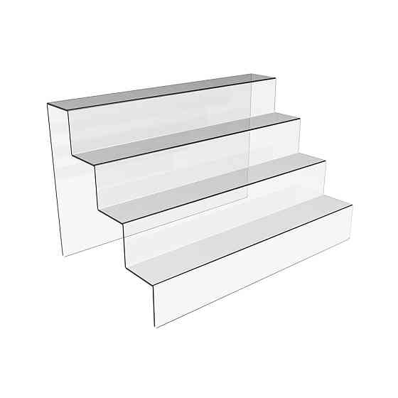 Горка EKOSTAR четырехярусная 500х300х300 акрил 3мм Киев