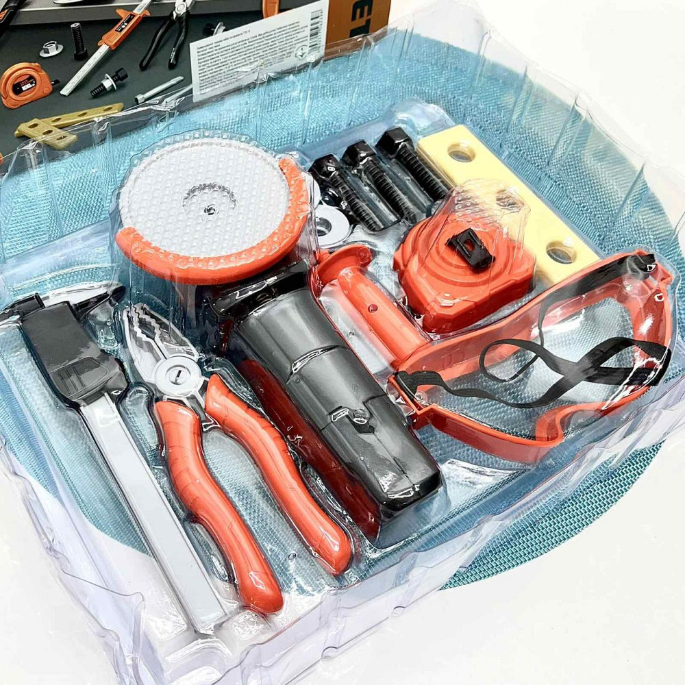 Набір інструментів 11 предметів Чорно-жовтогарячий (778-15) Чернігів - фото 5