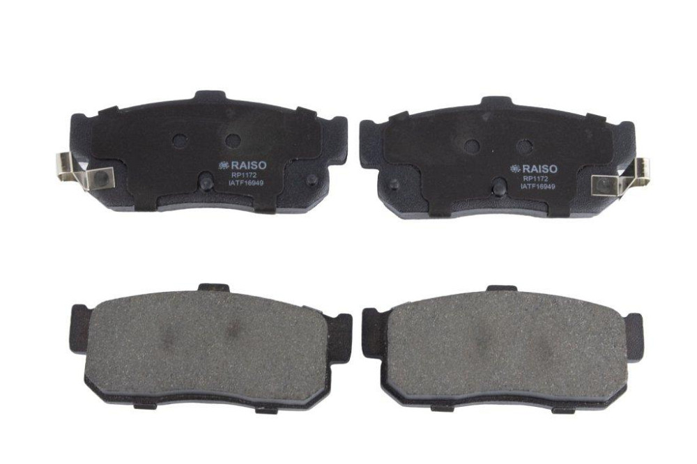 Колодки гальмівні задні Raiso (Швеція) Nissan 100NX, Ніссан 100НХ 90- #RP1172 UAGOYDF22 Ковель - фото 1