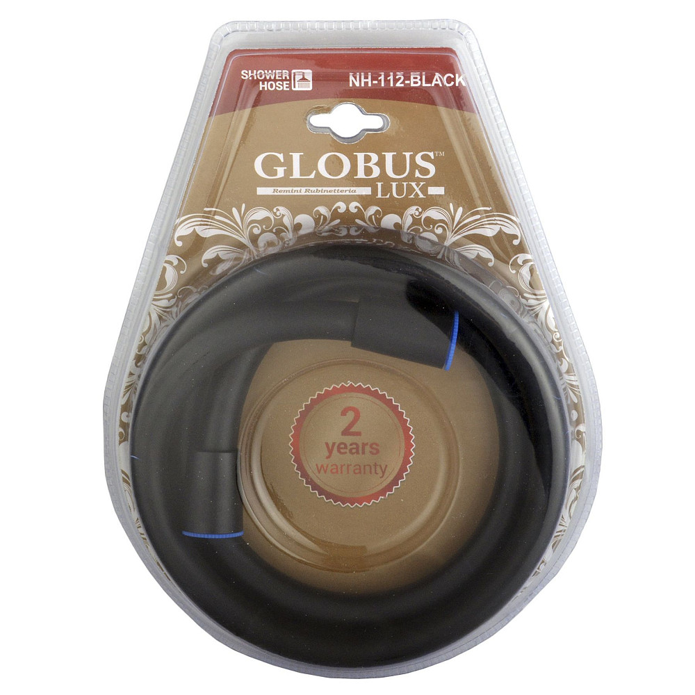 Шланг душовий Globus Lux NH-112-150-Black Тернопіль - фото 1