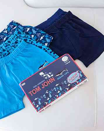 Набір підліткових боксерів на хлопчика з 5 шт. Tom John 541305 8-9 Київ