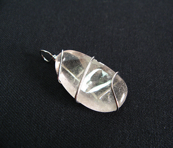 Кулон стильный из горного хрусталя Киев - изображение 1